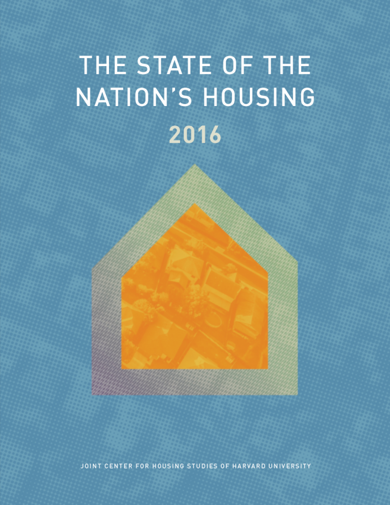 The State of the Nation’s Housing 2016