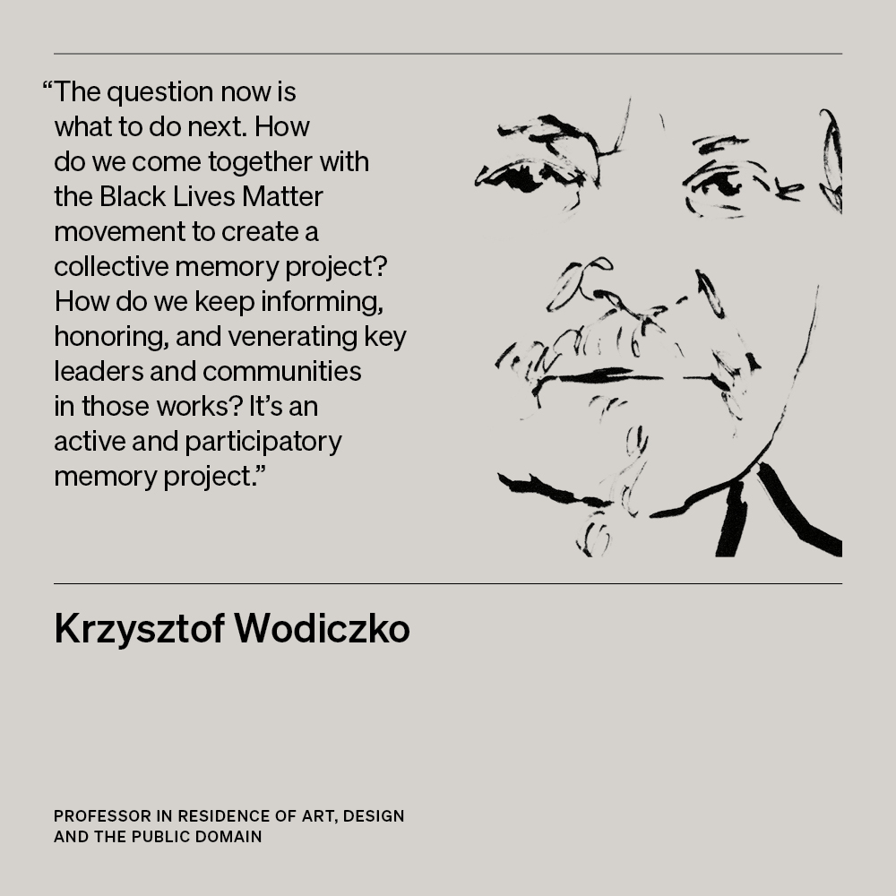 Architecture, Design, Action: Krzysztof Wodiczko on Dismantling Systemic Racism in Pedagogy and Practice