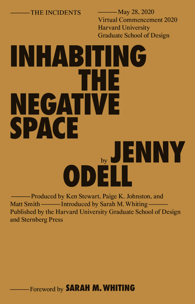 Excerpt: <em>The Incidents: Inhabiting the Negative Space</em> by Jenny Odell