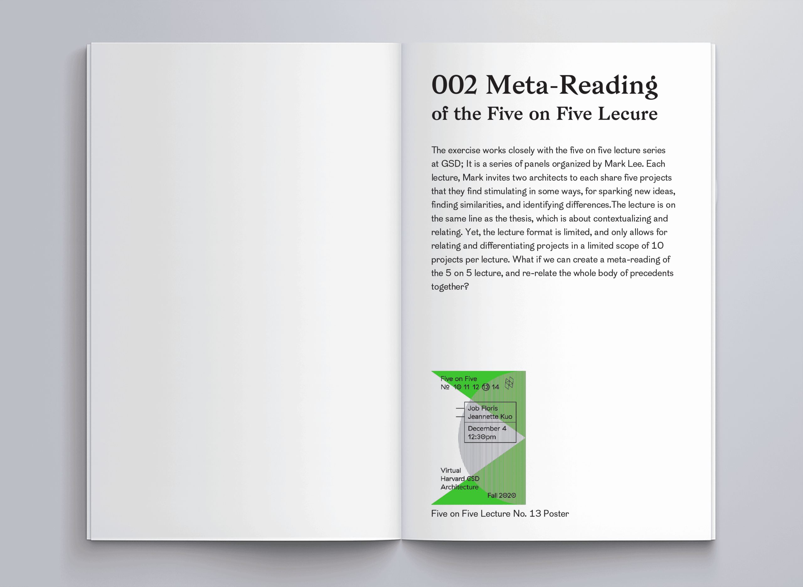 Open book with text and diagrams